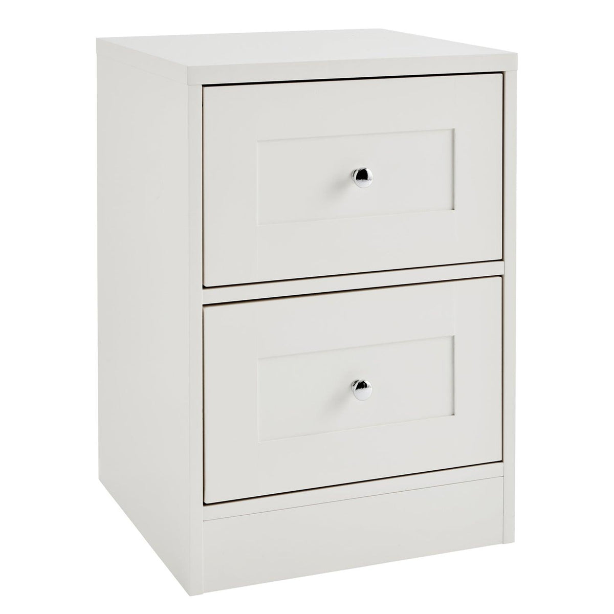 Outlet – Stevie Bedside Table - White - Laura James