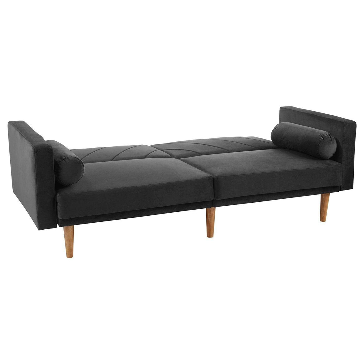 Outlet - Tessa sofa bed - click clack - dark grey velvet - Laura James