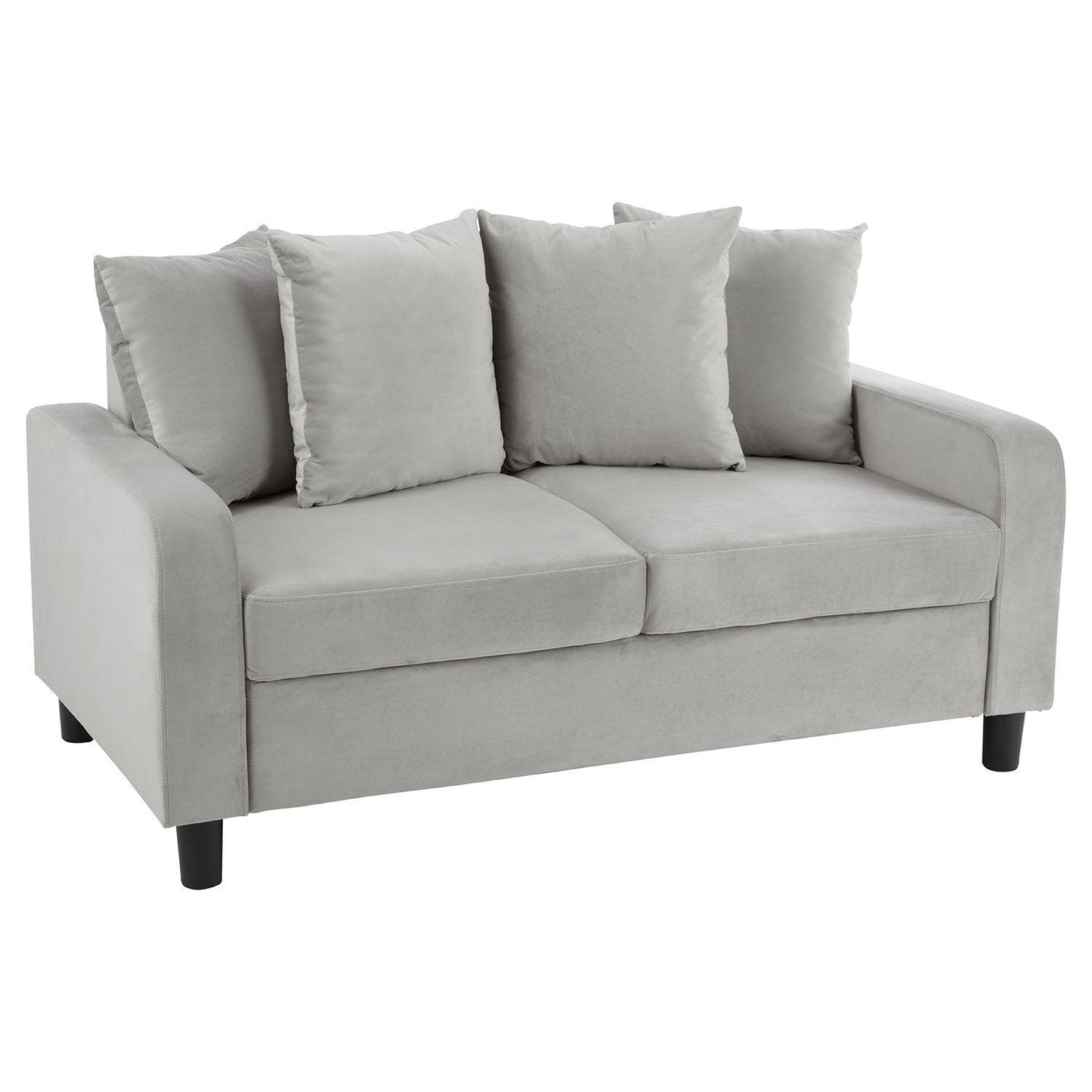 Outlet – Tracy 2 seater sofa - grey velvet - Laura James