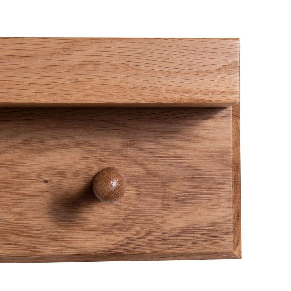 Willow Wooden Coat Hook with Shelf - Oak