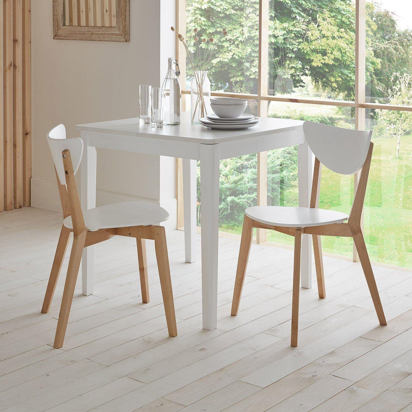 Paul extendable table - small – white - Laura James