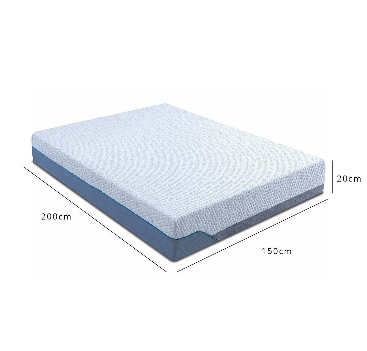 Pocket sprung mattress King 150cm - Laura James