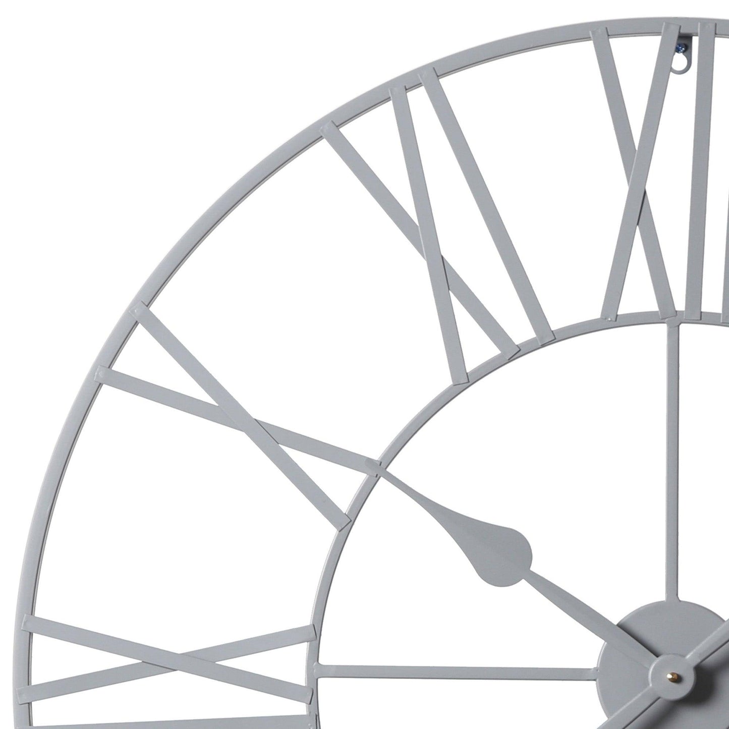 Skeleton Clock – Grey – 80cm - Laura James