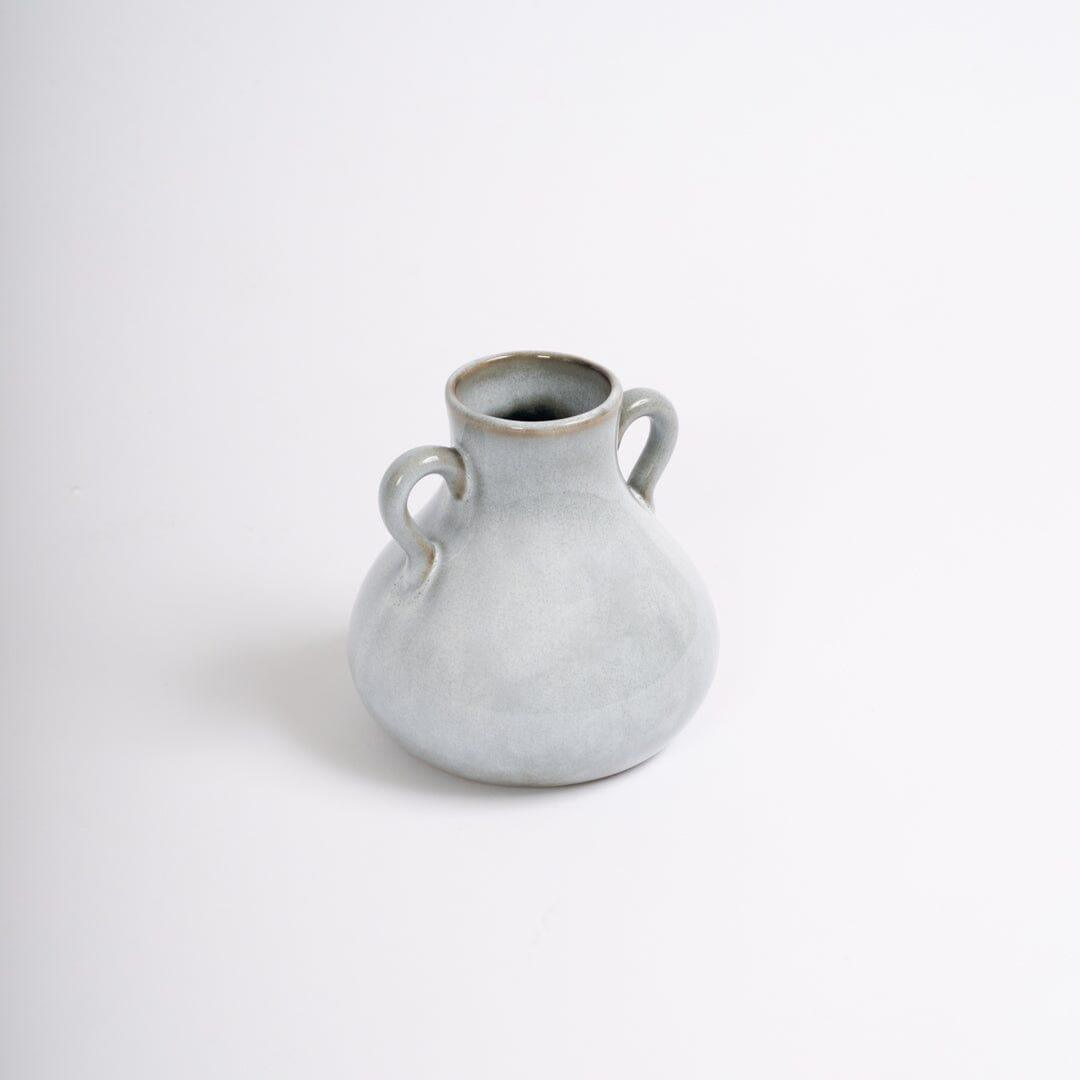 Blue Ceramic Vase Candle Holder