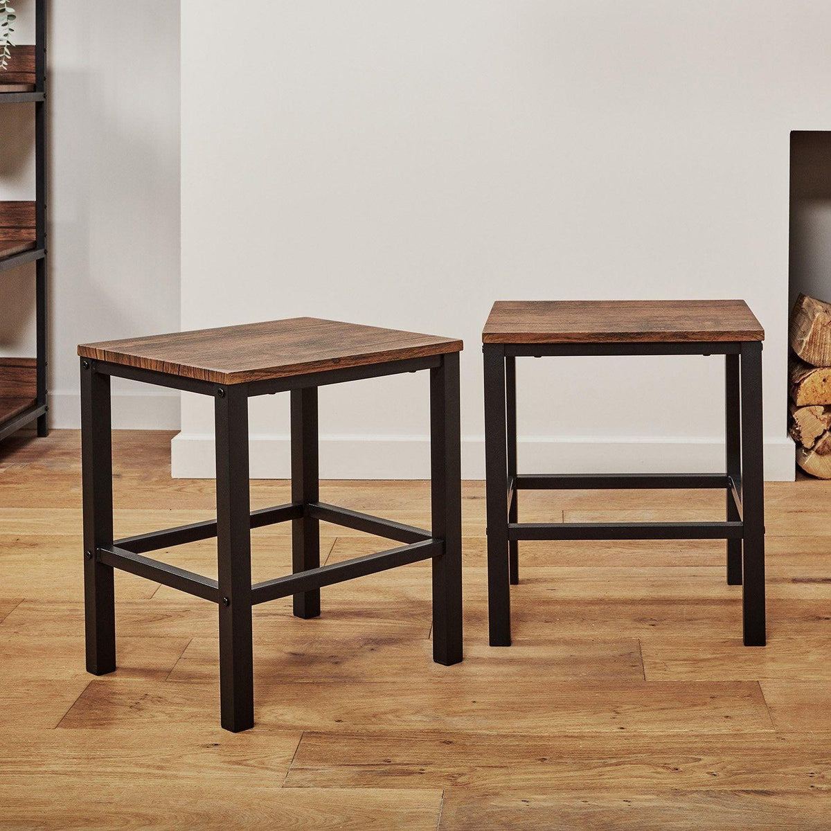 Sheffield dining table set – 4 seater – dining bench and 2 stools - Laura James