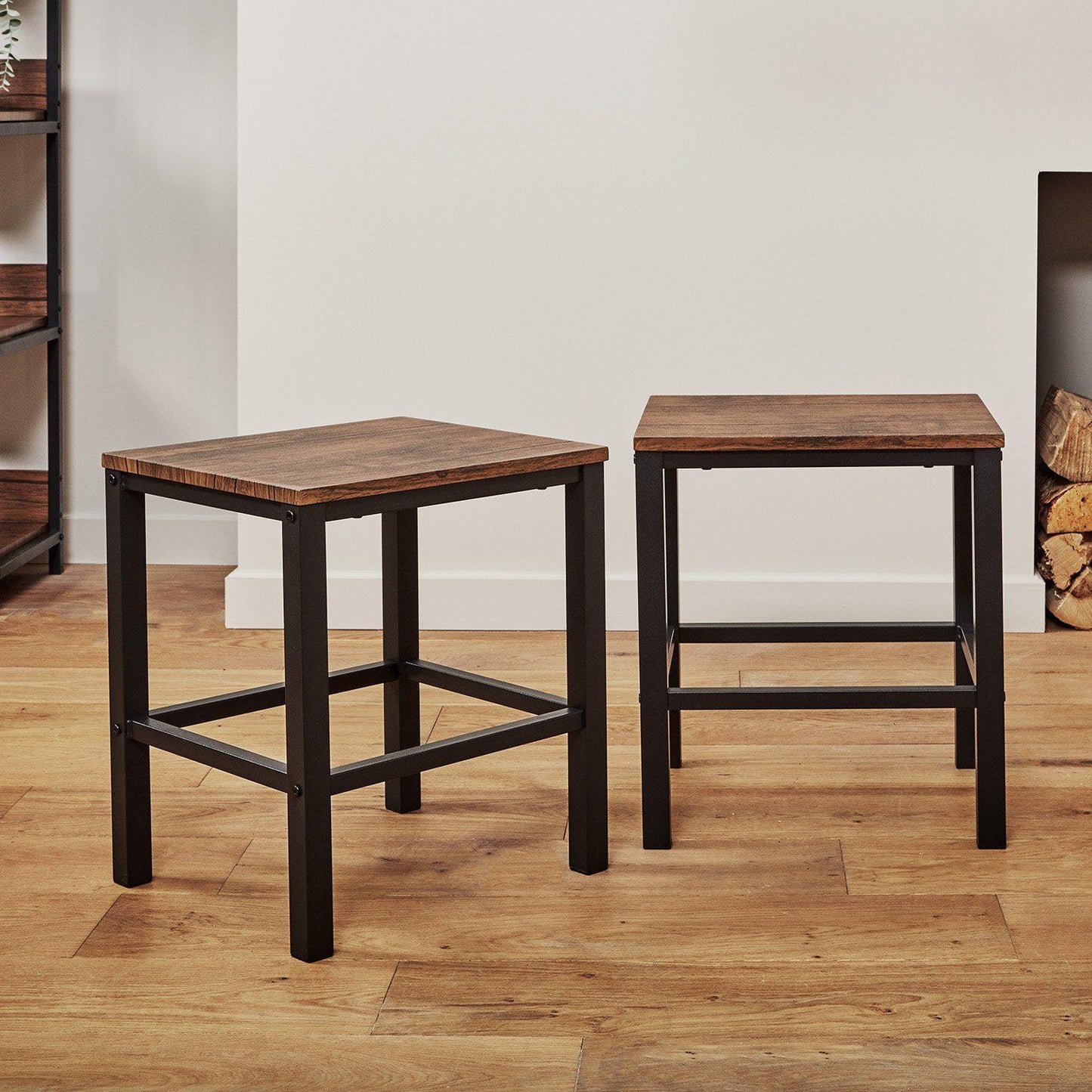 Sheffield dining table set – 6 seater – 2 benches – 2 stools - Laura James