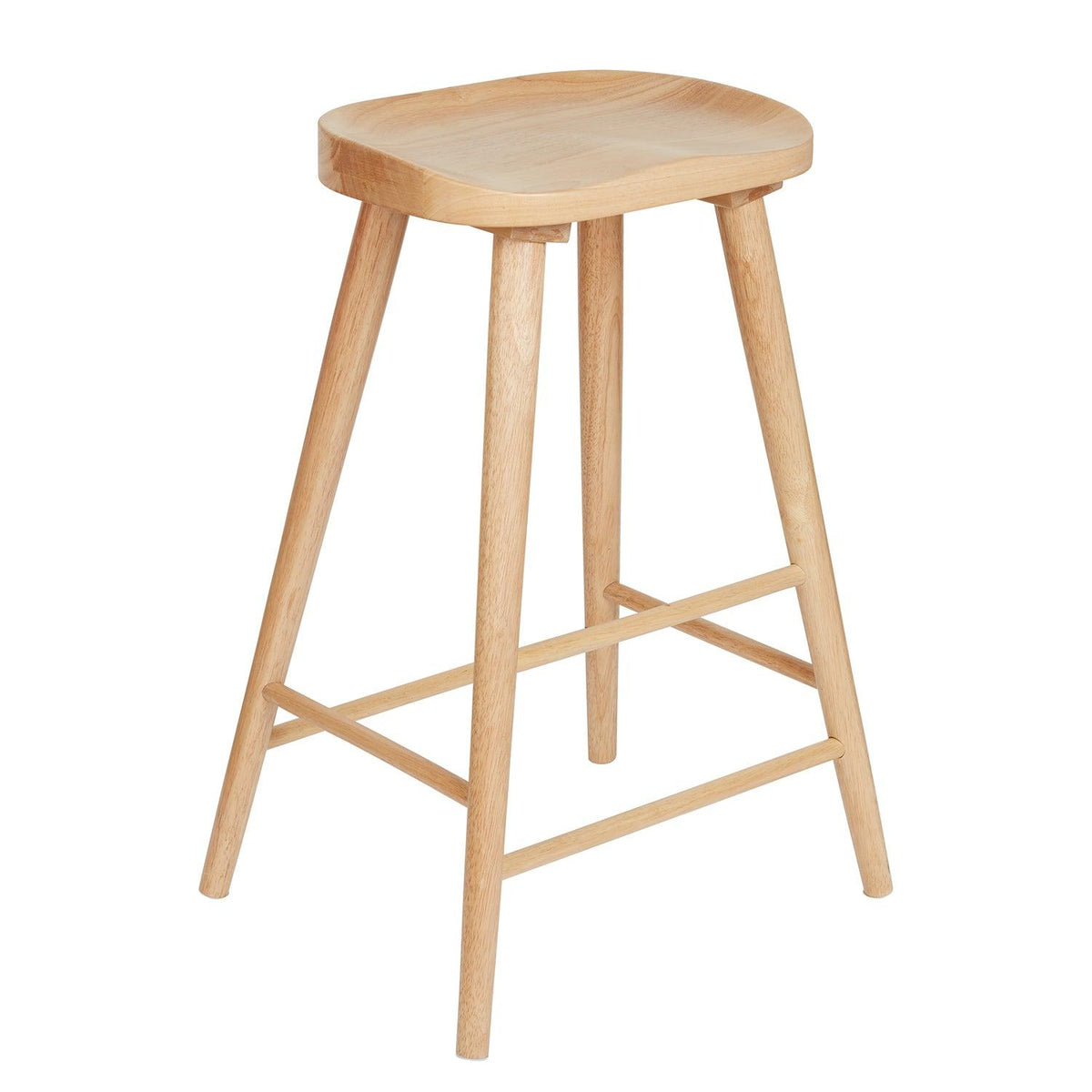 Silvester bar stool - classic oak - Laura James