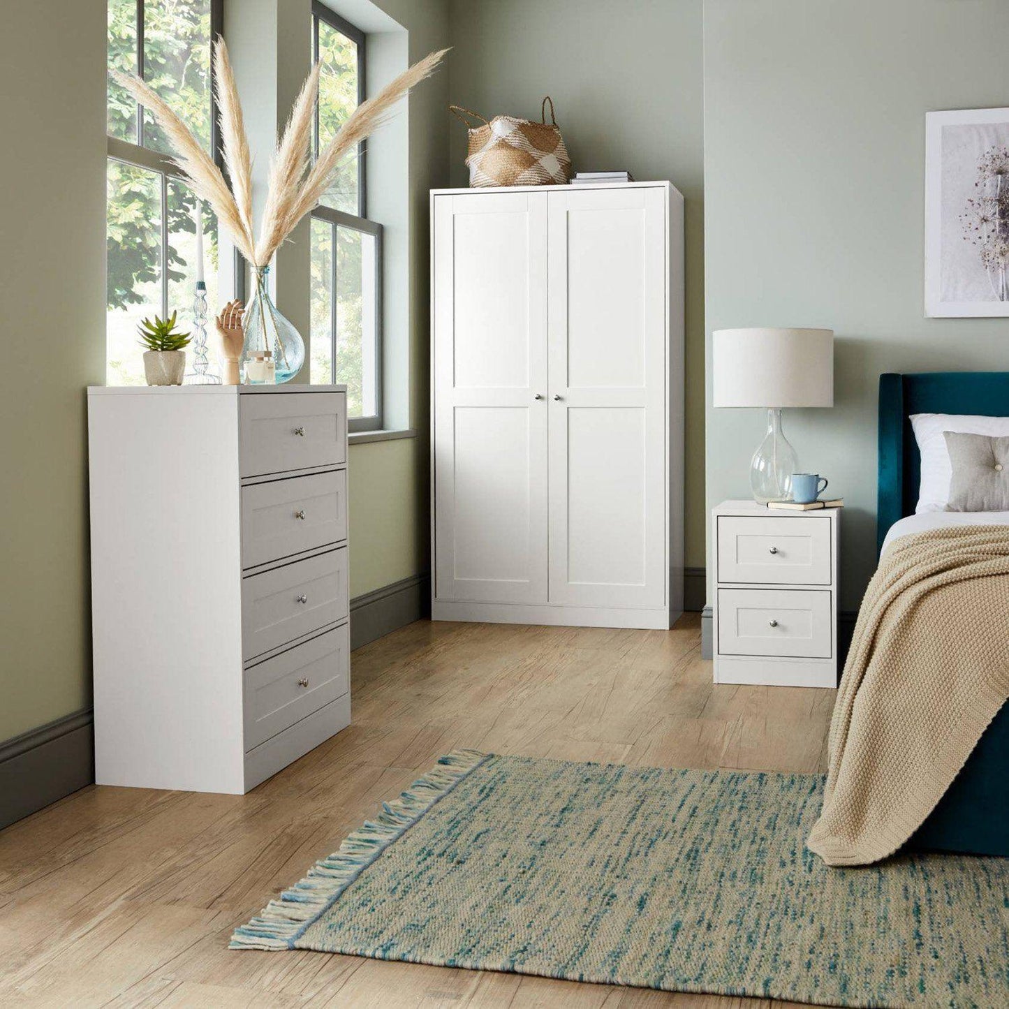 Stevie 4 Drawer Chest of Drawers white - Laura James
