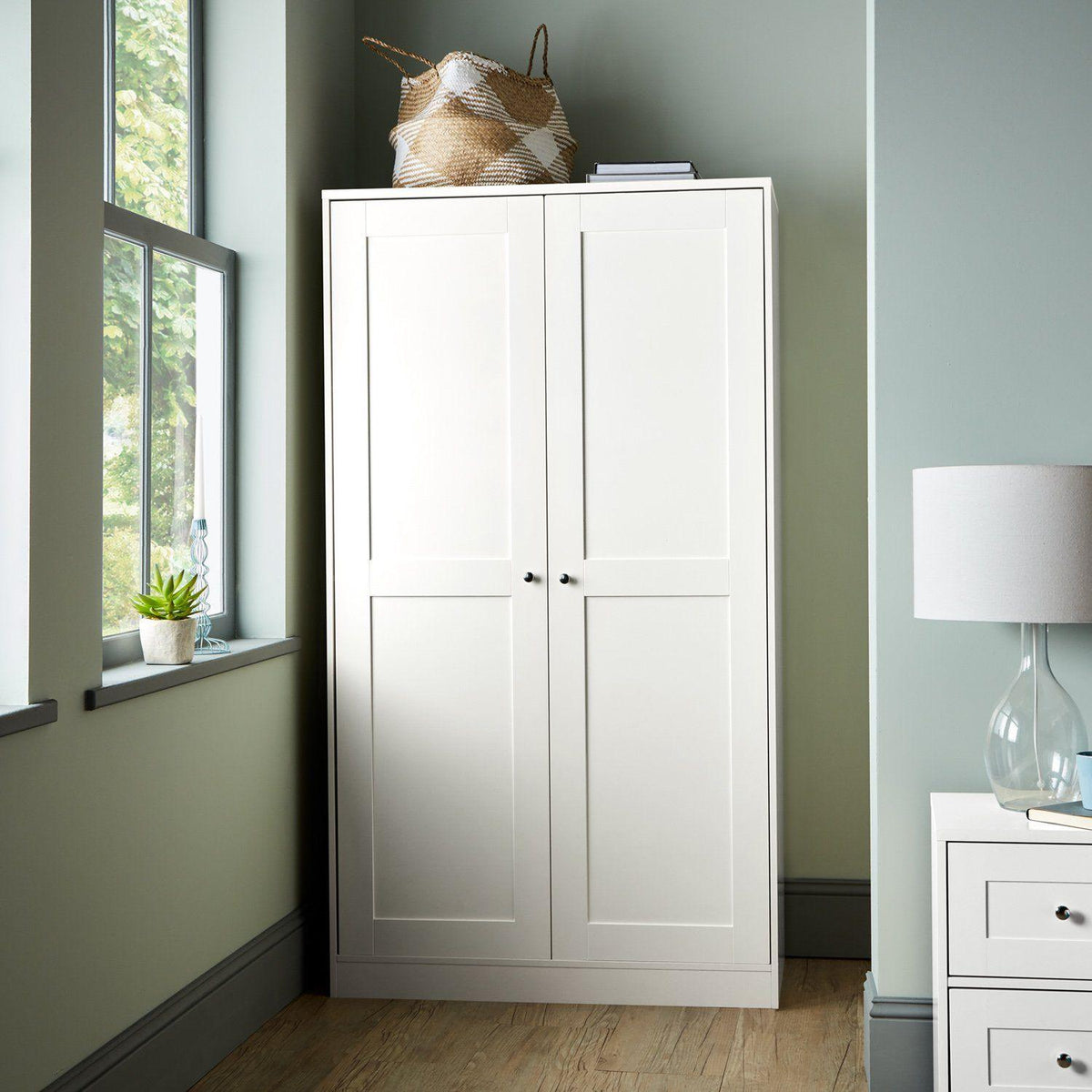 Stevie Shaker Style Wardrobe white - Laura James