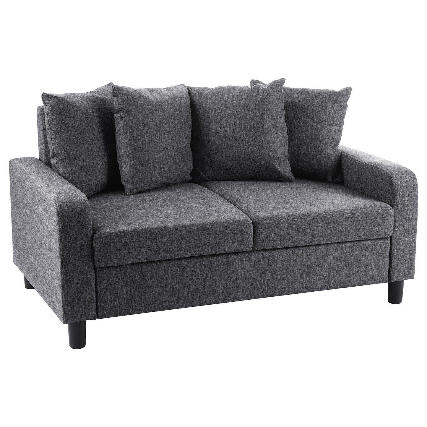 Tracy 2 seater sofa - grey linen - Laura James