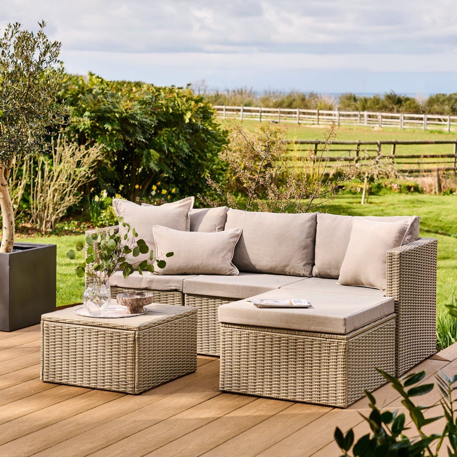 Rattan Corner Sofas