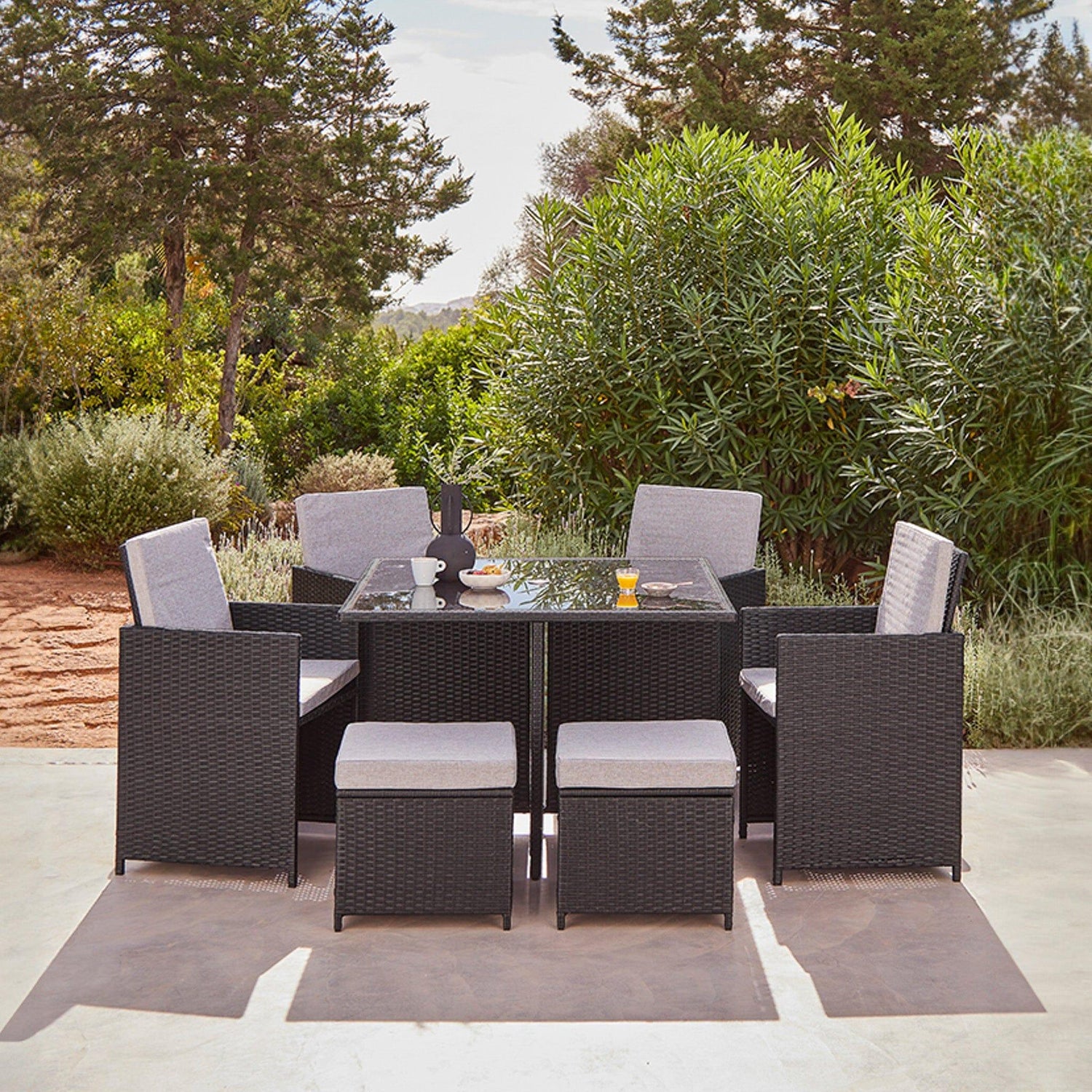 Rattan Hanging Egg Chairs - Laura James