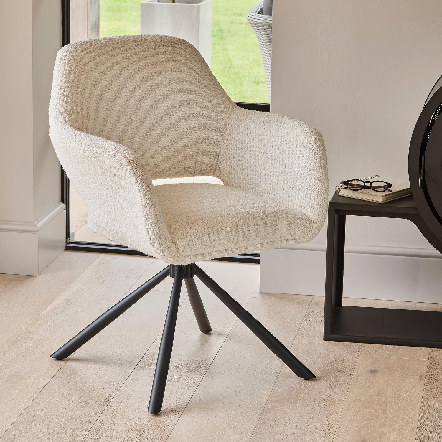 Boucle Office Chairs - Laura James