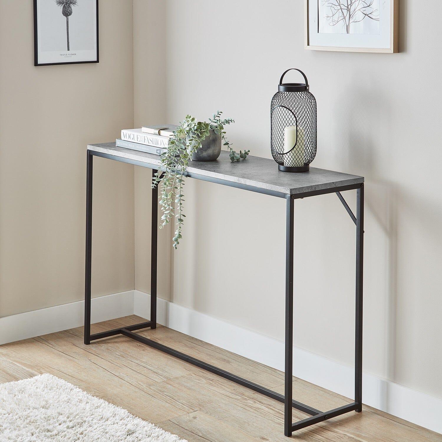 Marble & Concrete Effect Console Tables