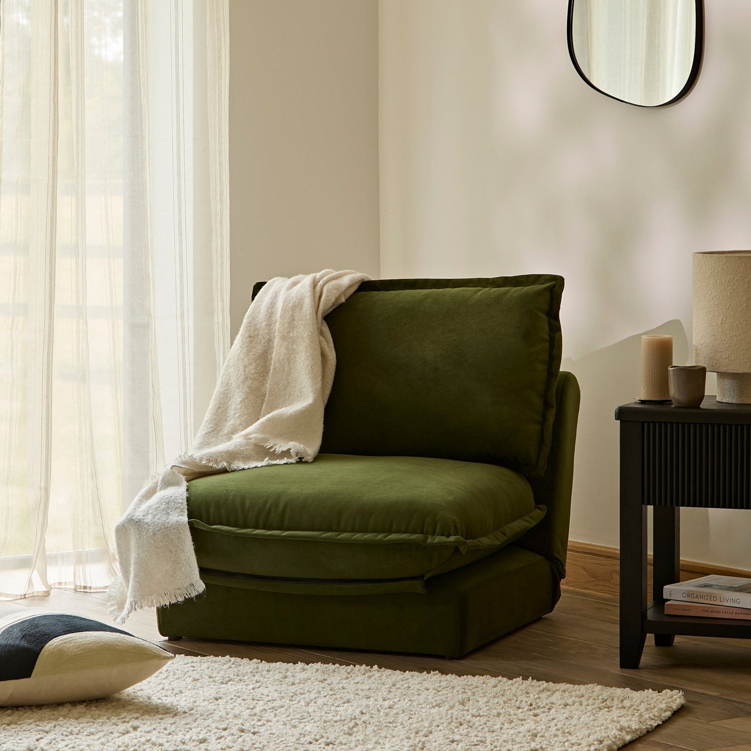 Green Sofa Beds - Laura James Furniture