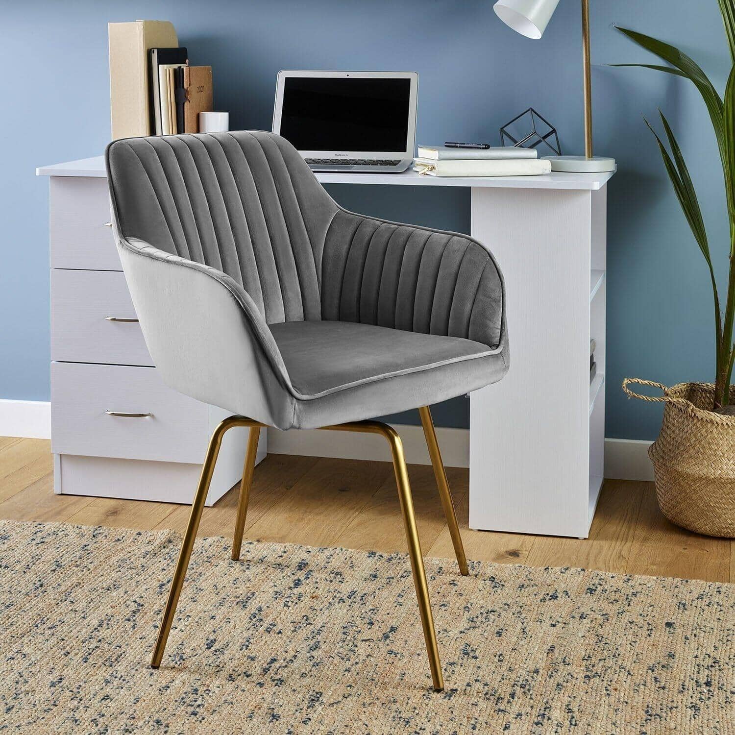 Velvet Office Chairs - Laura James