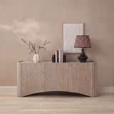 Octavia 3 Door Tall Sideboard - Limewash - Laura James 
