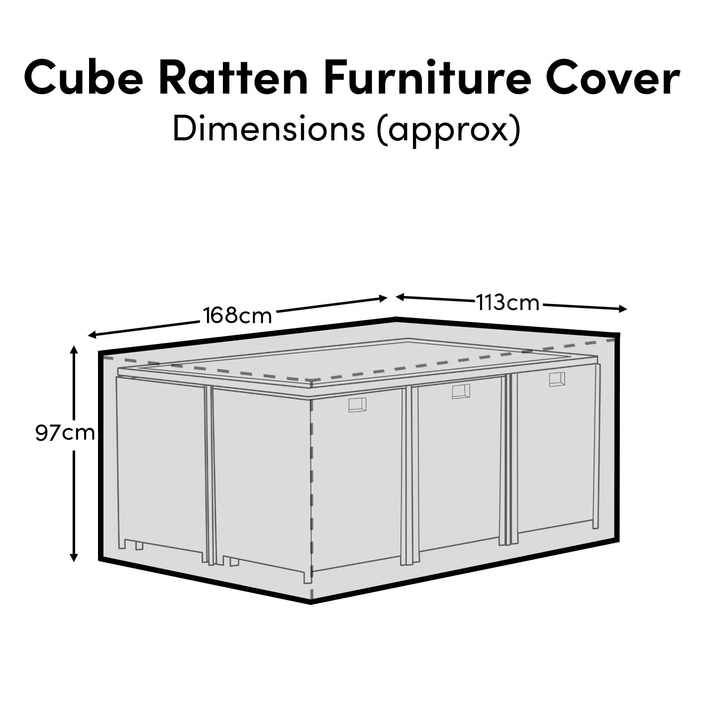 Cube 10 Furniture Cover - Laura James 