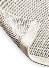 Atcham Black/Natural Pebble Wool with Cotton Rug - 160 x 230cm