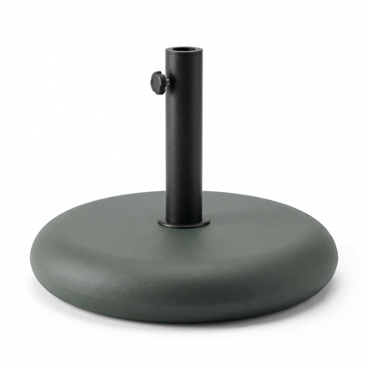 Parasol Base 25kg - Green Concrete