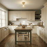 Elland 21cm Glass Pendant Light - Gold - Laura James