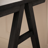 Sabina 100cm Rectangular Desk - Black Oak - Laura James 