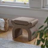Iver Footstool - Natural Brown - Laura James 