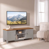 Bampton Stone Grey TV Unit - Laura James 