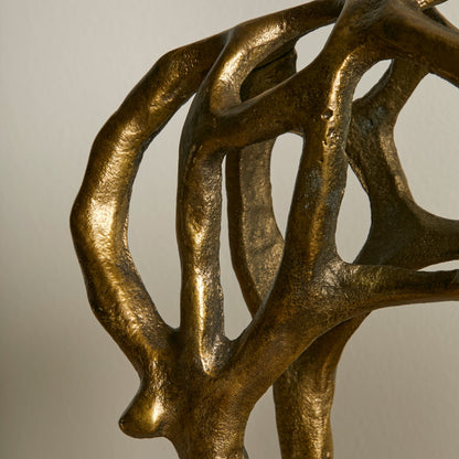 Newbury 25cm Metal Horse Ornament - Gold