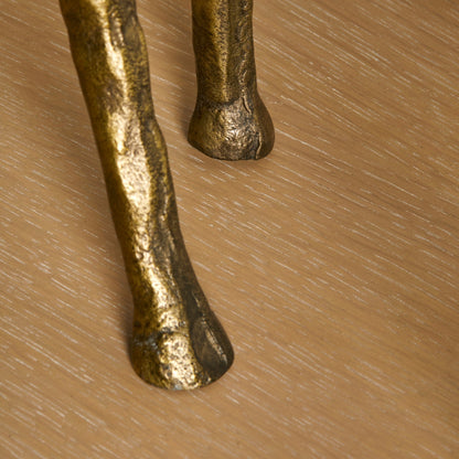 Newbury 25cm Metal Horse Ornament - Gold