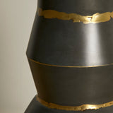 Sopley 25cm Metal Vase - Black