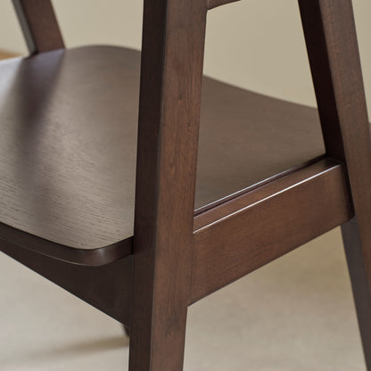Ella Coffee Brown Dining Armchairs - Set of 2