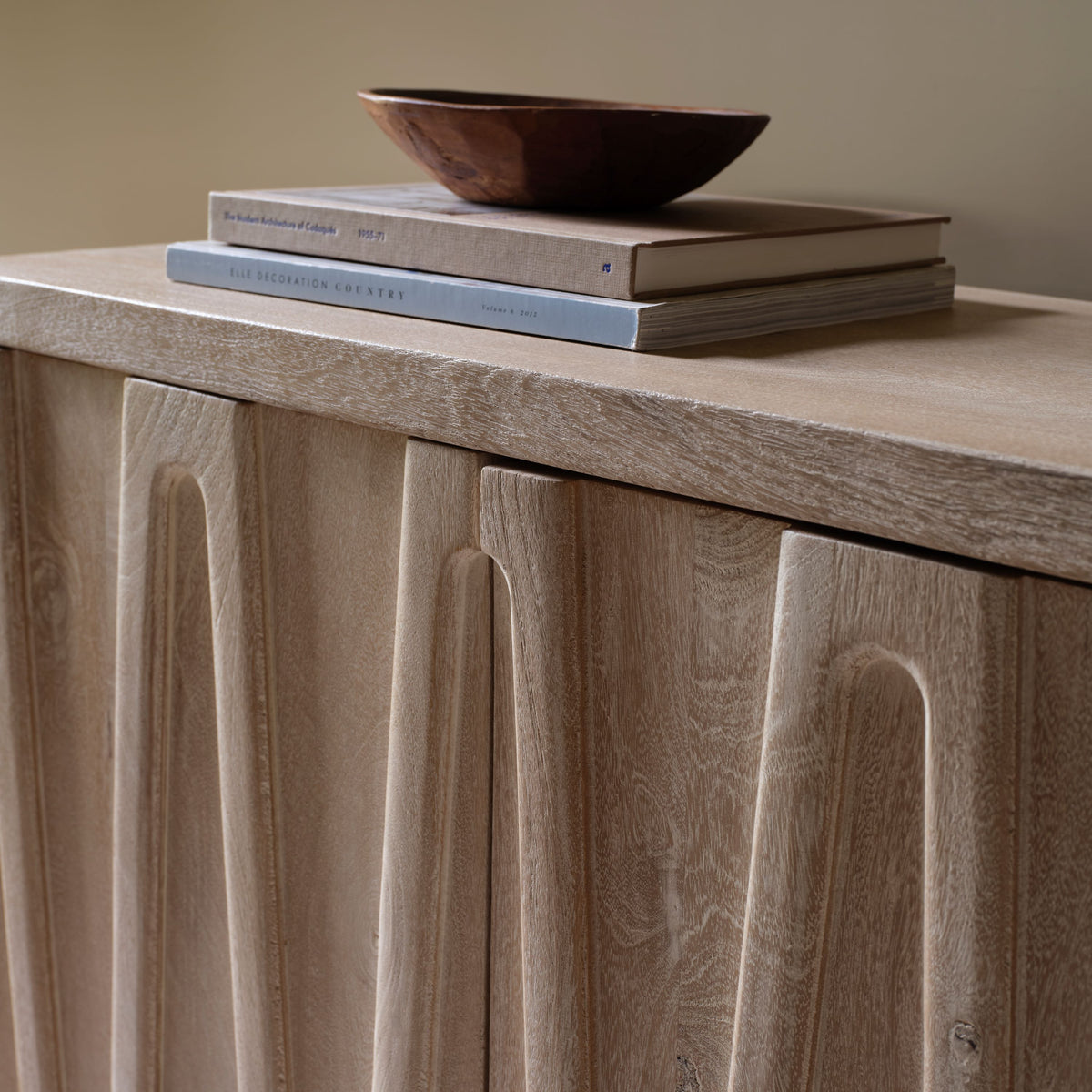 Bastian 3 Door Sideboard - Limewash - Laura James 