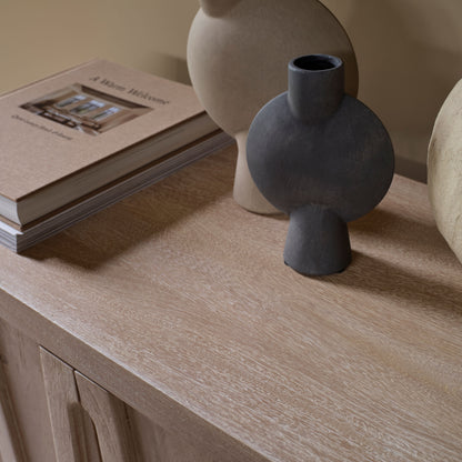Bastian 4 Door Sideboard - Limewash - Laura James 