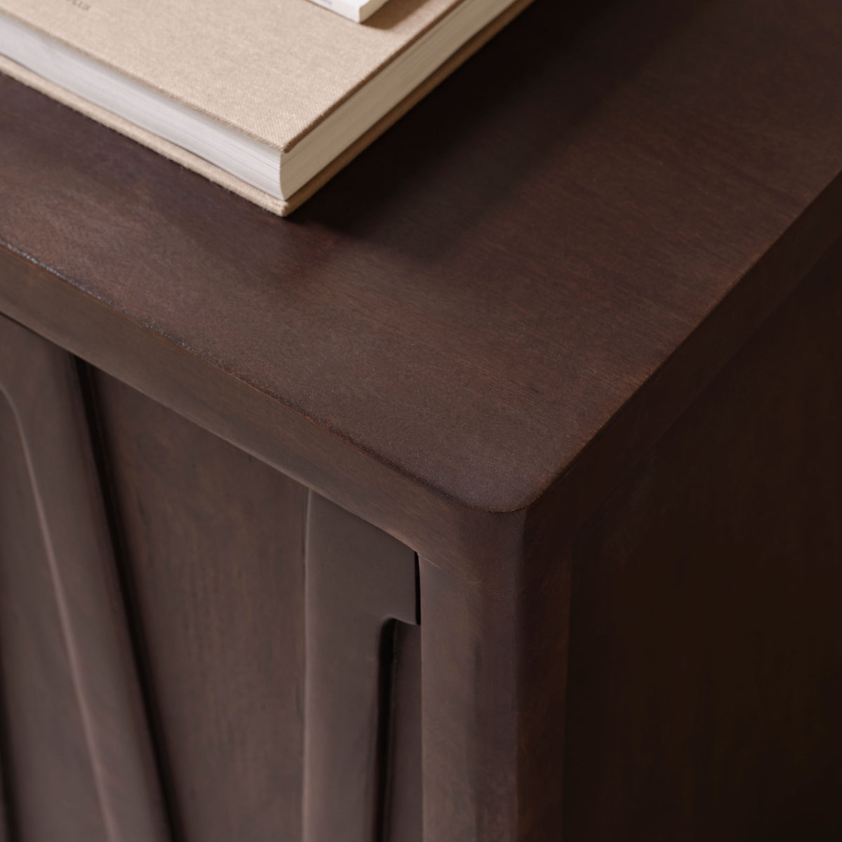 Bastian 2 Door Sideboard - Coffee Brown Mango Wood - Laura James 
