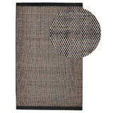 Atcham 300x400cm Wool/Cotton Rug - Black - Laura James 