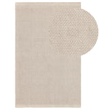 Atcham 300x400cm Wool/Cotton Rug - Clay & Natural - Laura James 