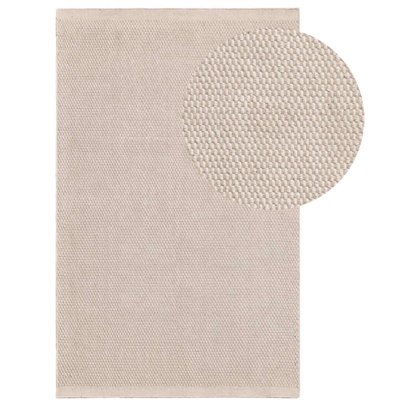 Atcham 300x400cm Wool/Cotton Rug - Clay & Natural - Laura James 