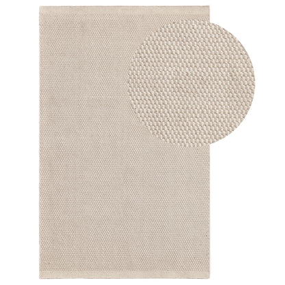 Atcham 300x400cm Wool/Cotton Rug - Clay & Natural - Laura James 