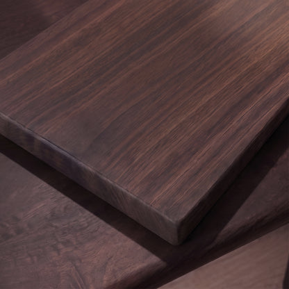 Beenham 50cm Rectangular Wooden Serving Board - Coffee Brown Mango Wood - Laura James 