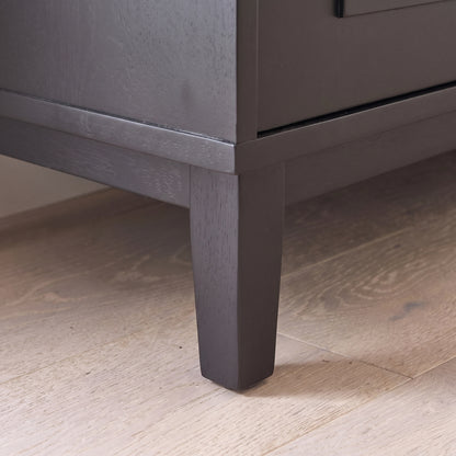 Makani 4 Door Sideboard - Noir Black - Laura James 
