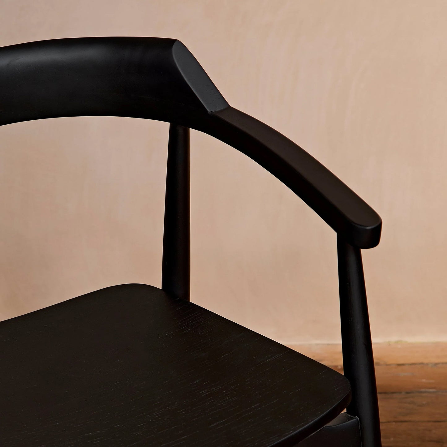 Carter Bar Stool - Black Oak - Laura James 
