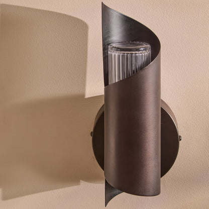 Levington 25cm IP44 Wall Light - Black Bronze - Laura James 