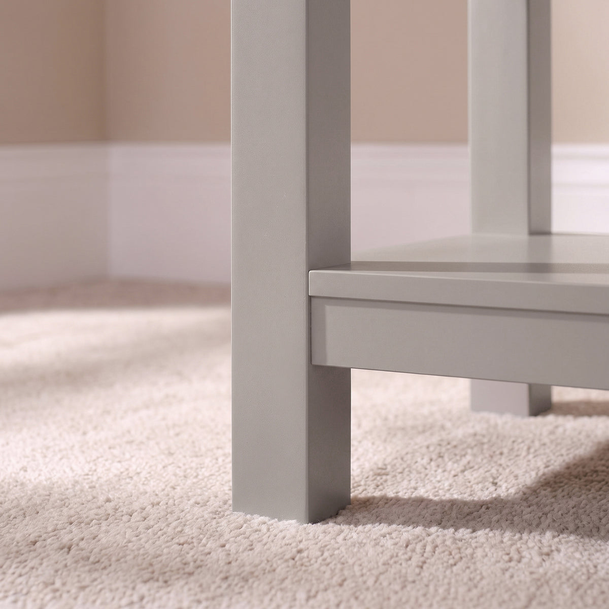 Bampton Stone Grey Side Table - Laura James 