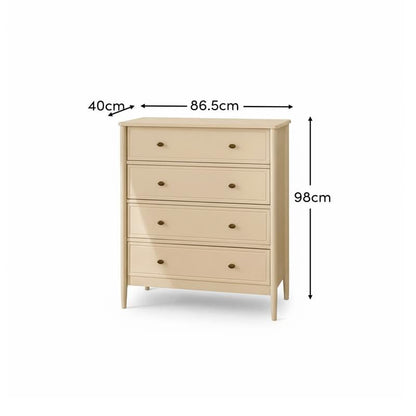 Aubrey 4 Drawer Chest of Drawers - Driftwood - Laura James 