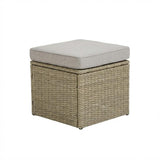 Aston 9 Seater Rattan Garden Corner Dining Set - Light Grey with Polywood Top - Laura James