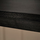 Sabina 100cm Rectangular Desk - Black Oak - Laura James 