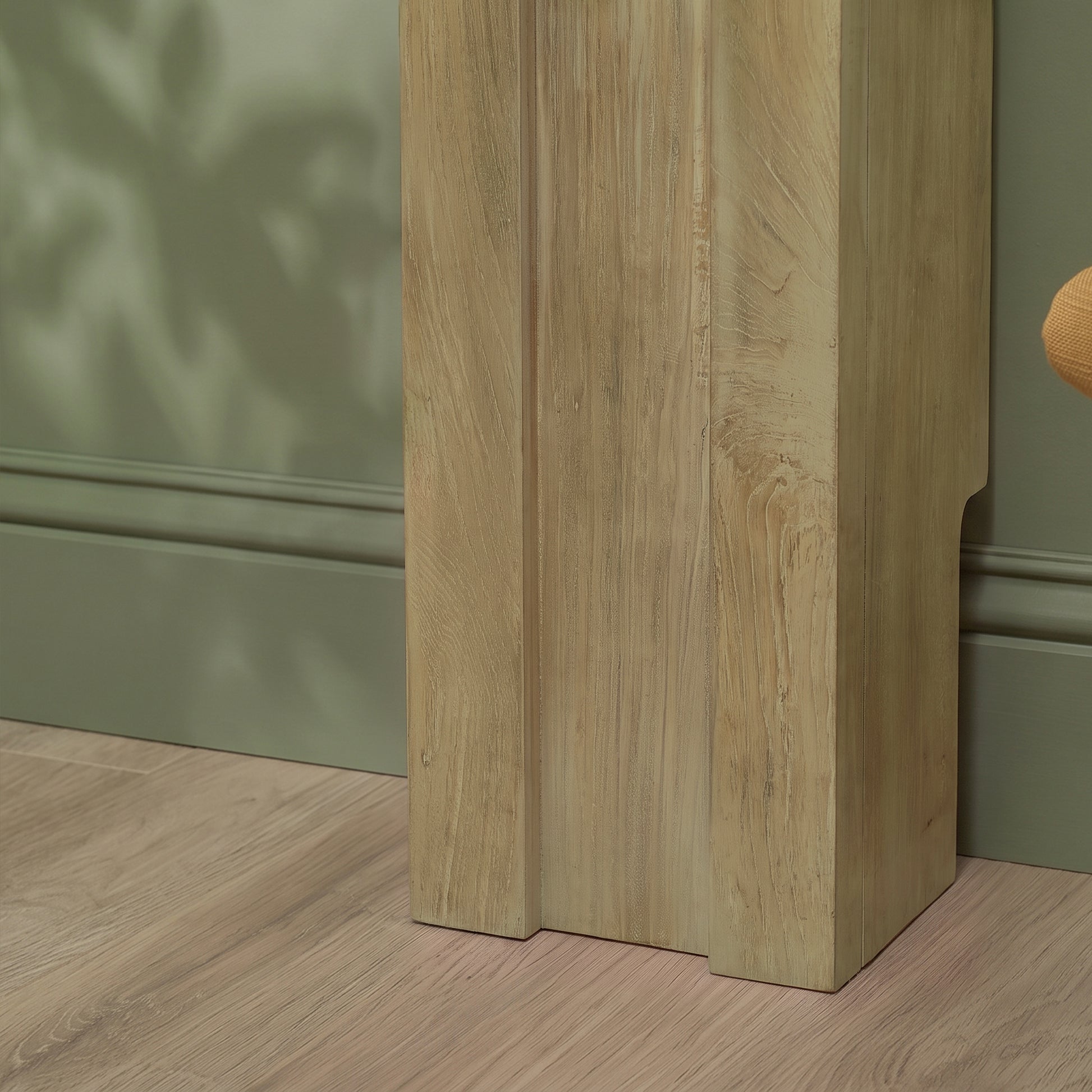 Riley 100cm Fireplace Surround - Chalked Mango Wood - Laura James 