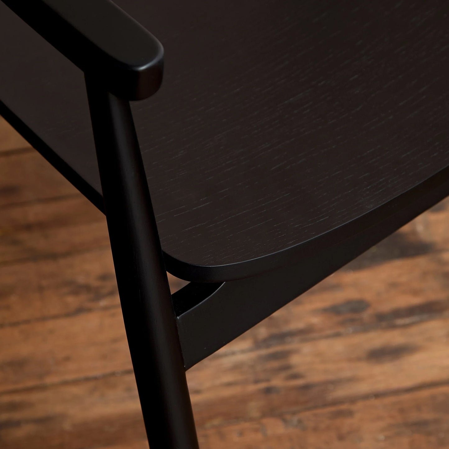 Carter Bar Stool - Black Oak - Laura James 