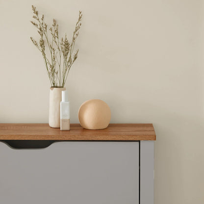 Windsor Shoe Cabinet - 3 Door - Grey - Laura James 
